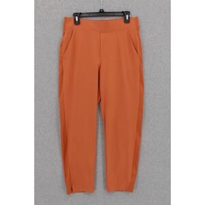 Athleta Brooklyn Ankle Pant WOMENS 8 Lightweight Travel Pant Orange 198671
